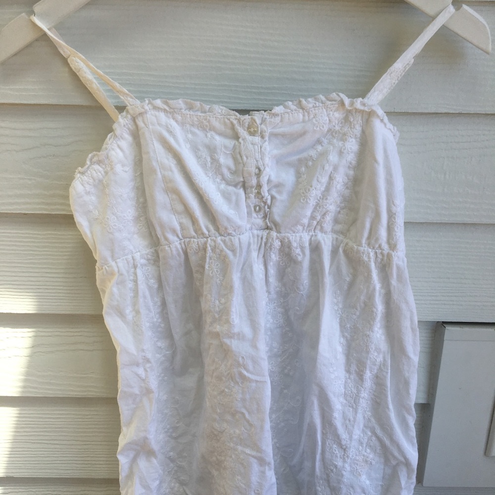 Beautiful White Eyelet Camisole